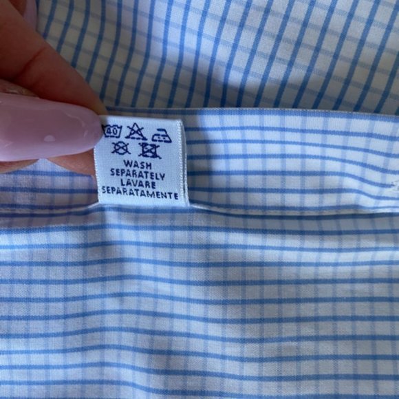 Aster Made in Italy Men's Blue Check European Size L EUC - Picture 9 of 16